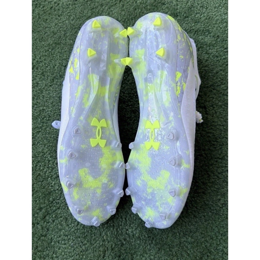 Size 12 Under Armour UA Highlight 2 MC Football/Lacrosse Cleats Men 3028659-100 - Picture 4 of 6